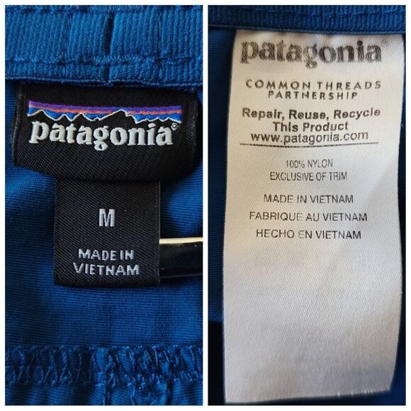 Men's Teal Baggies Shorts - 5" sz M - Picture 9 of 10